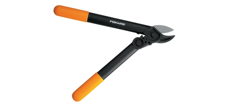 Gërshërë me dhëmbëzorë Fiskars L 31, S, zezë/ portokalli