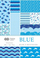 Bllok letrash dekorative Happy Color Blue, A4, 80g/m², 15 fletë, blu