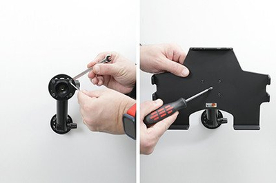 Пасивен држач за таблет Brodit за iPad 10th Gen, ротирачки 15°, црн