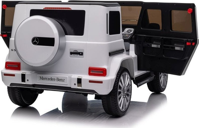 Makinë elektrike për kalamaj Mercedes G500 XMX627, 12V, 4x45W, e bardhë