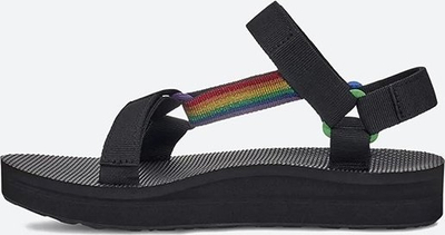 Sandale Teva Midform Universal Pride, platformë e mesme, rripa tekstil, shumëngjyrëshe
