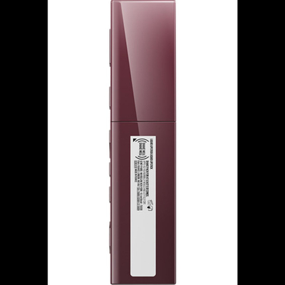 Buzëkuq i lëng Maybelline SuperStay Vinyl Ink 135 Fearless, me shkëlqim, që rri gjatë