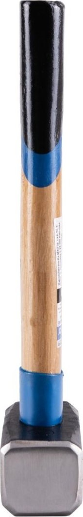 Çekiç shtrimi Geko 1500g, kapak gome, dorezë druri, i zi