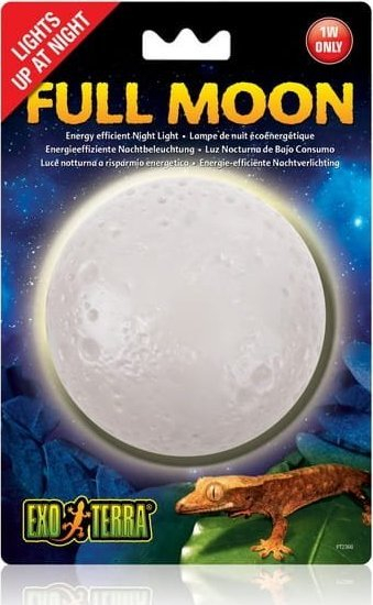 Llambë nate për terrarium Exo Terra Full Moon, me sensor drite, me montim me magnet, gri
