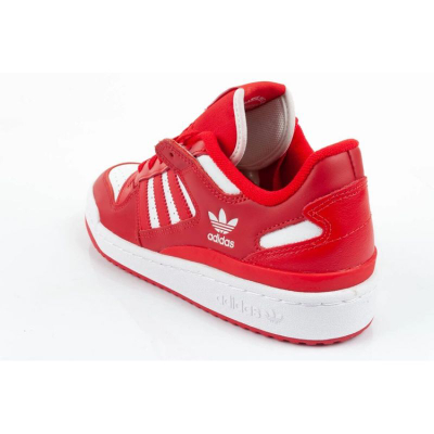 Këpucë sport adidas Forum Low CL U, lëkurë natyrale, të kuqe