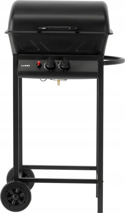 Grill me gaz Lund 99657, 2 brenera, 5.5 kW, i zi