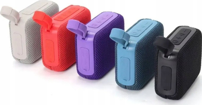 Блутут звучник Gonik C100, 5W, 1200mAh, виолетов