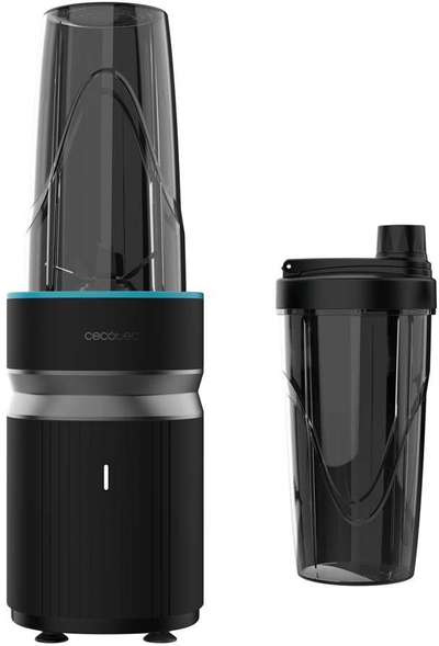 Blender personal Cecotec PowerTitanium 1000 Push2Go Duo, 1000W, 2 gota 700ml, i zi
