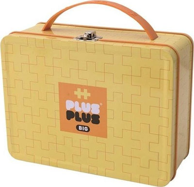 Set blloqesh Plus Plus Big Basic Metal Suitcase, 70 copa, për kalamaj 3–12 vjeç, shumëngjyrëshe