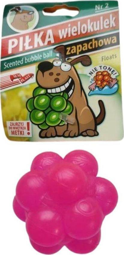 Top lodër për qen Sum Plast Multi-Ball 4, material rezistent, i lehtë, shumëngjyrësh