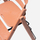 Karrige e lartë për fëmijë KAOS Klapp, plastike e ricikluar, palosëse, Terracotta Pink