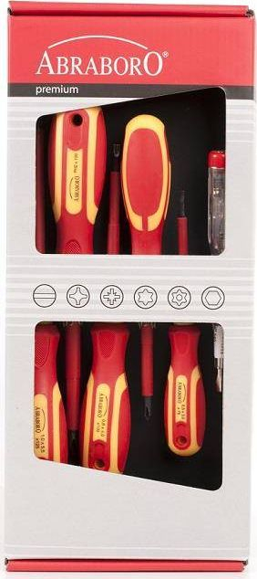 Set kaçavidash elektrik Abraboro AB52006000, 6 copë, VDE, me ngjyra