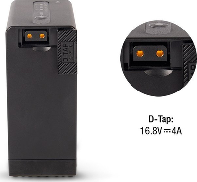 Батерија за камера Hahnel HL-A65 Pro, литиум-јонска, 14.4V 6800mAh, црна