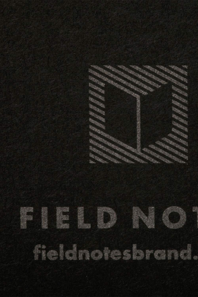 Bllok shënimesh Field Notes Pitch Black, dot grid, set 2 copë, i zi