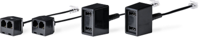 Set adapter LANCOM Systems Analog Adapter, RJ11 dhe TAE, për deri në 4 pajisje, i zi