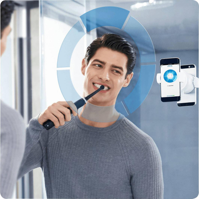 Furçë elektrike për dhëmbë Oral-B Genius 8000N TriZone, e bardhë