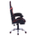 Kolltuk gaming + këmbalec HM1157.01, zezë/ kuqe