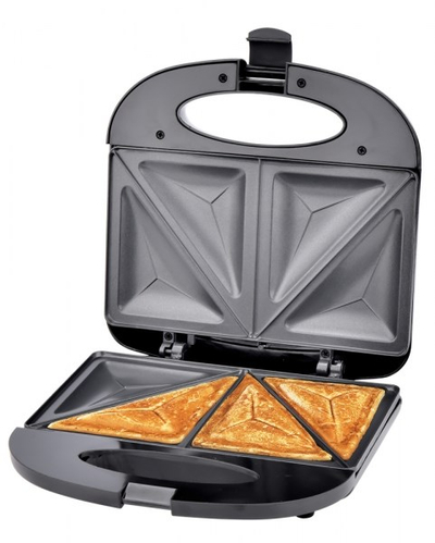 Toster sanduiçesh Esperanza Asiago EKT011, 1000W, pllaka jo ngjitëse, i zi