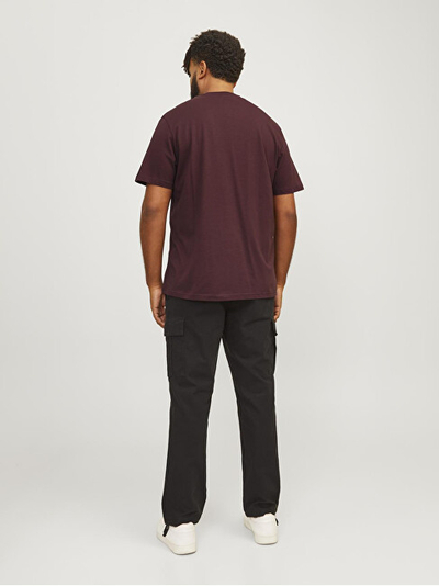 Maicë për meshkuj Jack&Jones Plus, e kuqe e errët