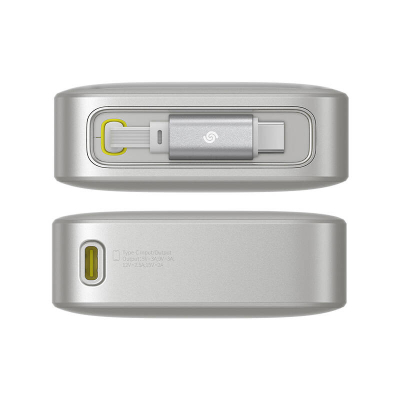 Powerbank Baseus Free2Pull, 10000mAh, 30W USB C, gri