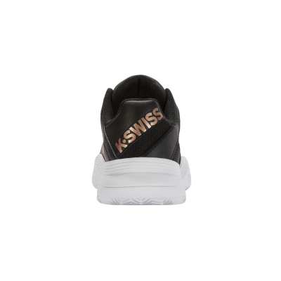 Патики за тенис за жени K-Swiss Court Express HB, кожа, ѓон EVA, црни