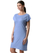 Fustan LOAP Absenka CLW2256-L16XL, i kaltër, L