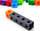 Lodra ndërtimi Woopie Mathematical Cube Blocks XL, 150 copë, edukative, shumëngjyrëshe