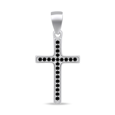 Varëse për qafore Brilio Silver Cross CRS024WBC, e argjendtë