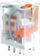 Relé industrial Relpol R2N-2012-23-5024-WT, 2P, 24V AC, transparent