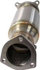 Downpipe TurboWorks Audi A4 B9 2.0 TFSI, 2WD 4WD, çelik inox