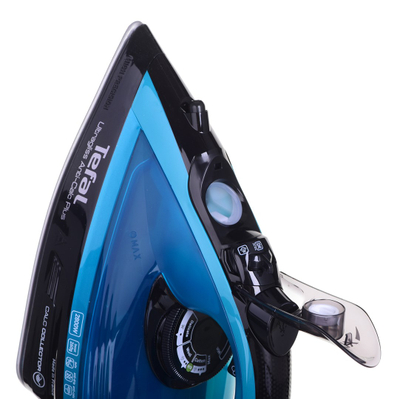Hekur me avull Tefal Ultragliss Plus FV6832, 2800W, sistem Anti-Calc, blu