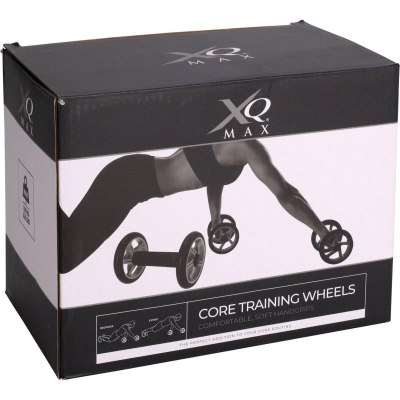Rrota ushtrimesh XQ Max Core Training Wheels, set 2 copë, doreza me shkumë, të zeza