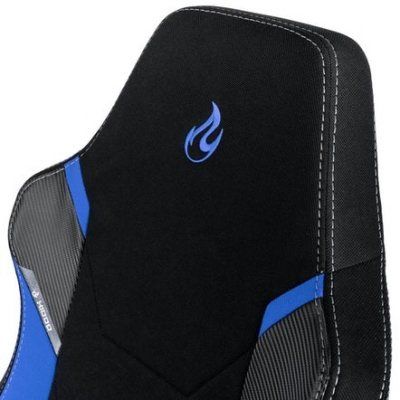 Karrige gaming Nitro Concepts X1000, ergonomike, me jastëk për kokën dhe mesit, e zezë blu