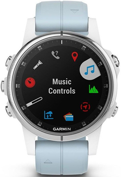 Orë e mençur Garmin Fenix 5S Plus, i kaltër