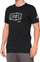 Bluzë 100 Percent Essential, T shirt pambuk poliester, e zezë me jeshile, XL
