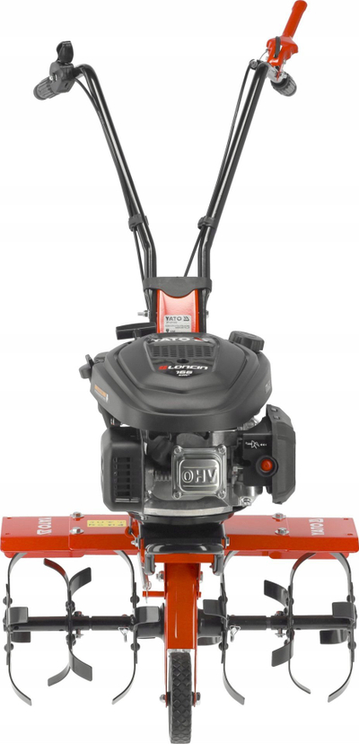 Kultivator me benzinë Yato YT-85250, gjerësi pune 36/60 cm, motor 166 cm³ 2.9 kW, i kuq