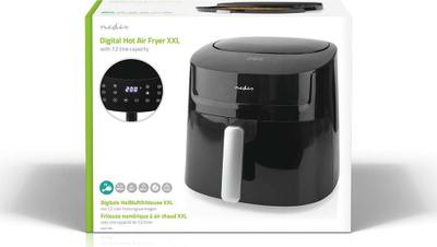 Frytezierë me ajër Nedis KAAF170BK, 7.2L, 1800W, e zezë