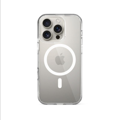 Mbrojtëse për celular Epico Mag+ Hero për iPhone 16 Pro, transparente