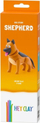 Set modelimi Hey Clay German Shepherd, plastelinë me shumë ngjyra, me udhëzues në aplikacion