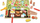 Puzzle 3D druri Bino Grill, 29.5 x 29.5 x 2 cm, shumëngjyrësh