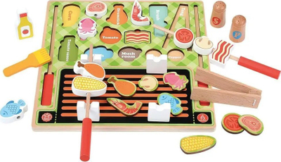 Puzzle 3D druri Bino Grill, 29.5 x 29.5 x 2 cm, shumëngjyrësh