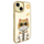 Futeri Nimmy Cool&amp;Cute 2.0 Cat për iPhone 15 6.1", TPU PC, me zinxhir, ngjyrë kaki