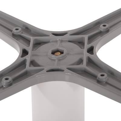 Bazë tavoline alumini HM475.02, kryq 48x48cm, 73cm, e bardhë matte