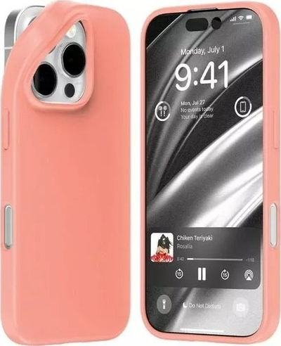 Këllëf telefoni Mercury Soft për iPhone 16 Pro 6.3", TPU, mat, rozë