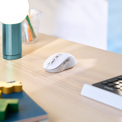 Maus Logitech Signature M650, wireless, SilentTouch, i bardhë