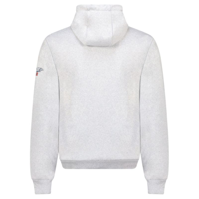 Дуксер со капче Geographical Norway Grusty Blended DB, памук полиестер, сива мешана