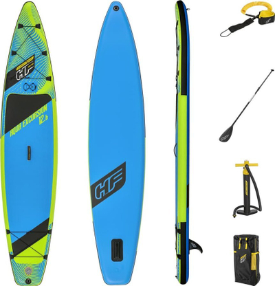 Dërrasë SUP Hydro Force Aqua Excursion 12.6, 381cm, për shetitje, shumëngjyrëshe
