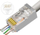 Prizë rrjeti Lanview RJ45 STP Cat6, AWG23-24, pako 50 copë, transparente