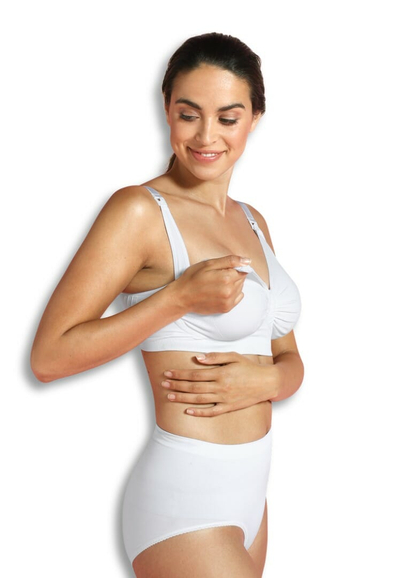 Grudë për shtatzëna Carriwell GelWire, pa tela, madhësia XL, e bardhë