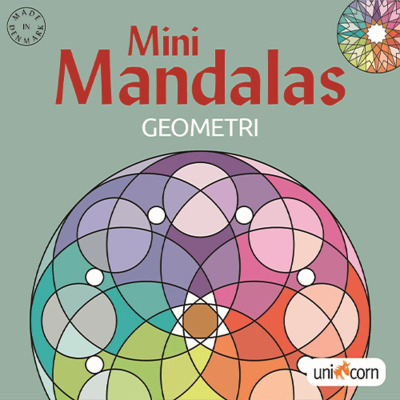 Libër ngjyrosjeje Mini Mandalas GEOMETRY, figura gjeometrike, për të rritur dhe fëmijë
